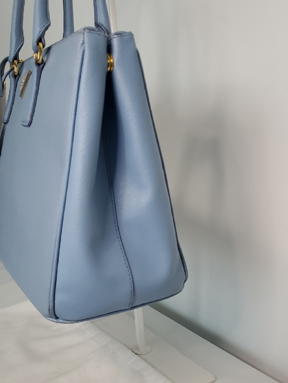 Prada Saffiano Lux Medium Double Zip Tote - Picture 4 of 15